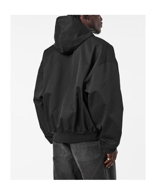 Fear Of God Gray Hoodie With Zipper Pull-Up for men