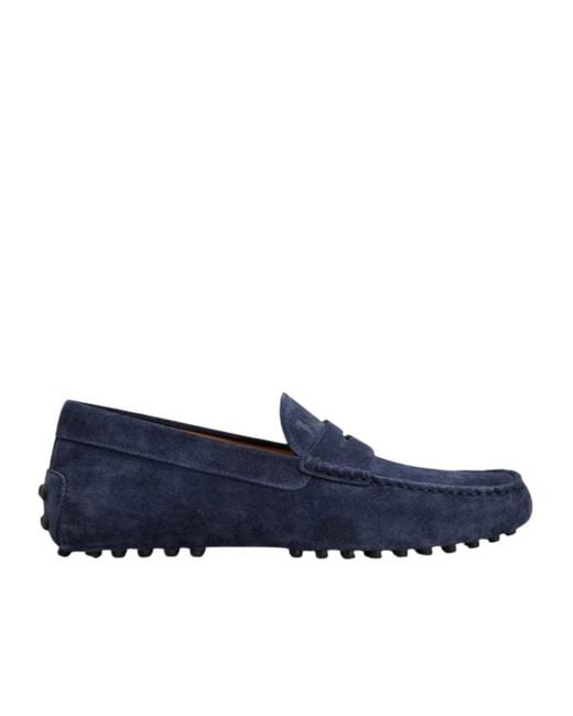 Tod's Blue Gommino Loafers for men