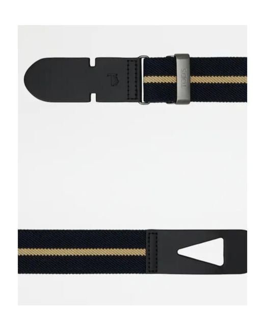 Tod's Black Greca Belt for men