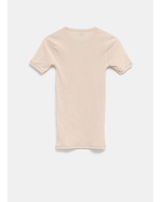 Baserange Pink Heart-Detail T-Shirt