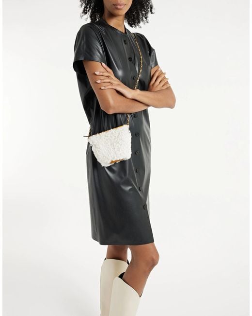 Marni White Two-Tone Small Crossbody Bag