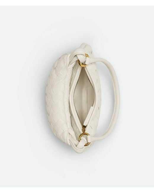 Bottega Veneta White Gemelli Small Shoulder Bag