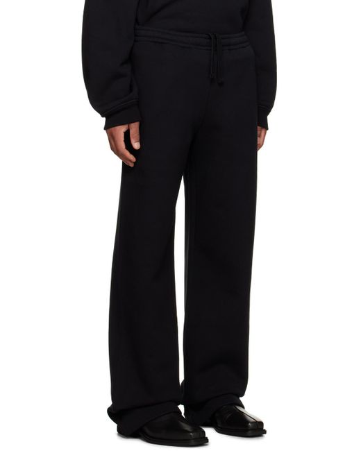 Y. Project Black Logo Sweatpants for men