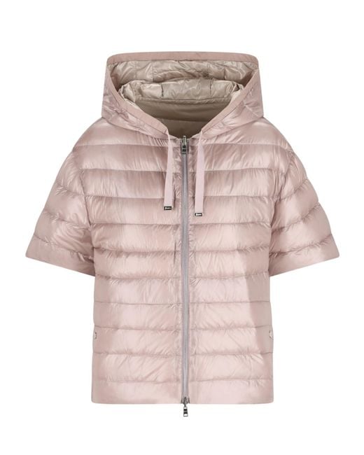 Herno Multicolor Zip-Up Drawsting Reversible Jacket