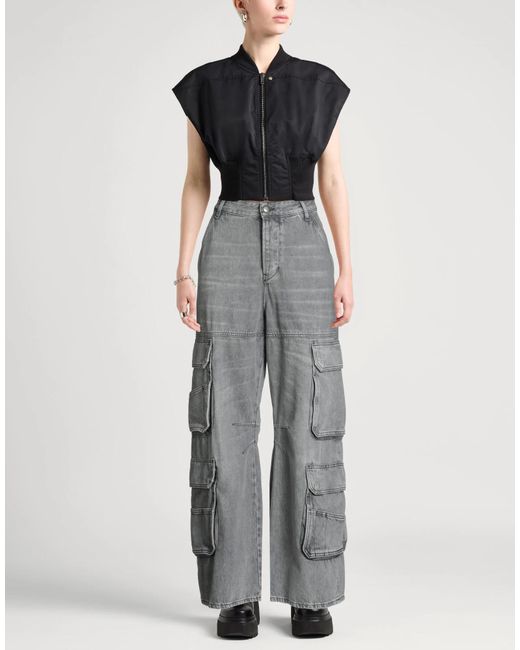 DIESEL Gray Denim Trousers