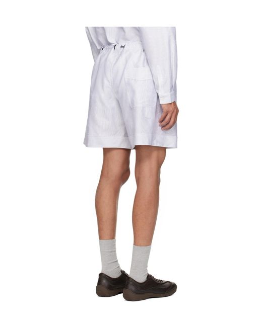 Kiko Kostadinov Blue Kyan Shorts for men