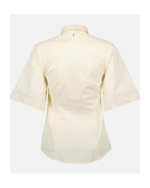 AMI White Ami Mustard Short Sleeve Shirt