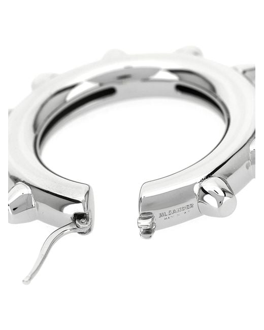 Jil Sander White 731 Earrings