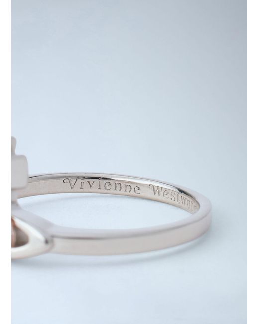 Vivienne Westwood White Allie Ring