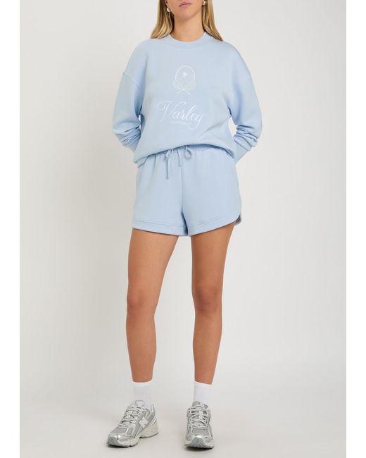 Varley Blue Comfortable Drawstring Shorts