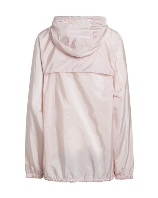 Prada Pink Zip-Up Hooded Jacket