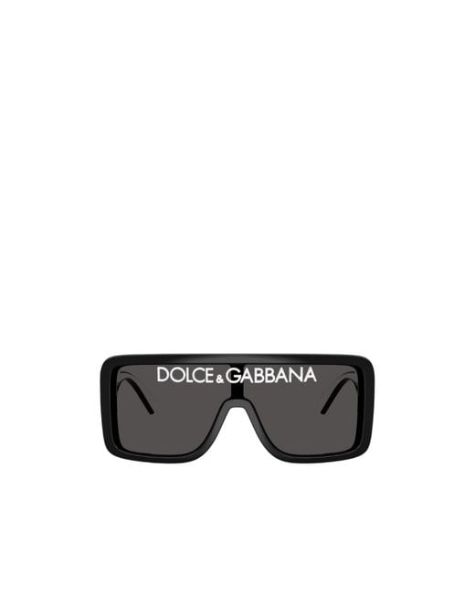 Dolce & Gabbana Black Eyewear Rectangle Frame Sunglasses for men