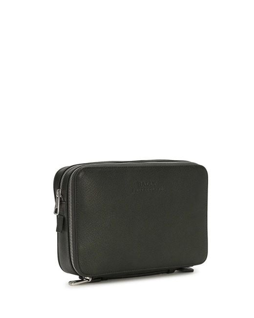 Bally Black Logo Wallet for men