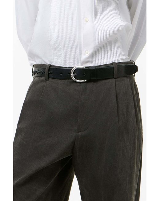 Our Legacy Green Bridge Relaxed Pleated Pants for men