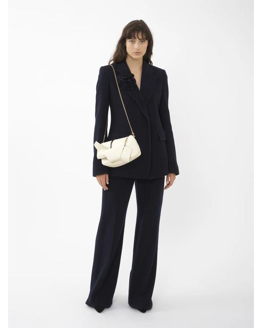 Chloé Natural Lacey Small Chain Satchel Bag