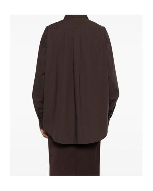 Frankie Shop Brown Long Sleeve Shirt