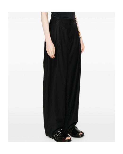 DARKPARK Black Casual Trousers With Belt Loops