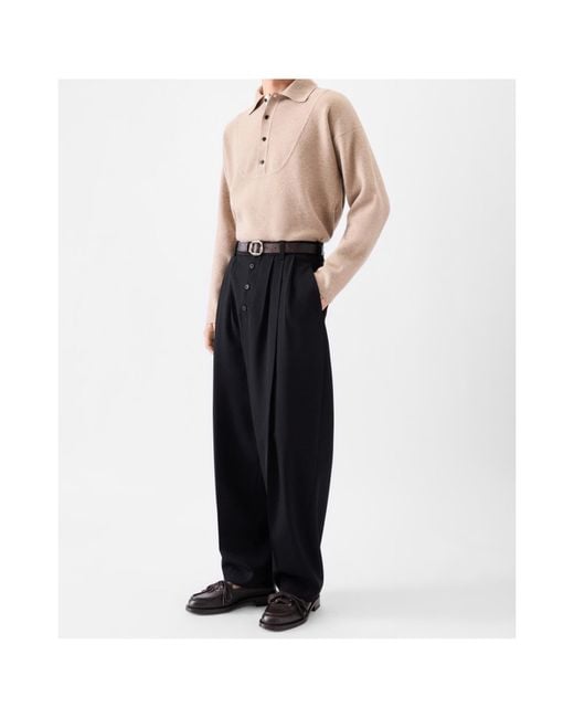 Jacquemus Black Fernando Formal Pants for men