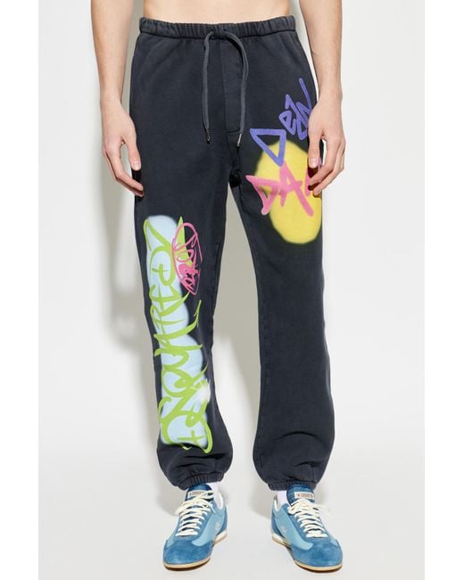 DSquared² Blue Sweatpants for men