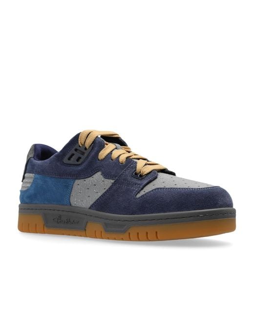 Acne Blue Lace Up Sneakers