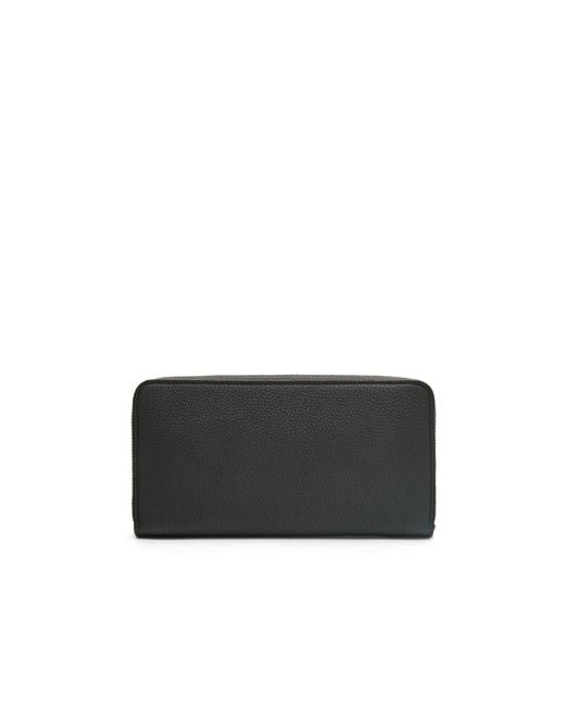 Loewe Black Anagram Zip-Around Wallet for men