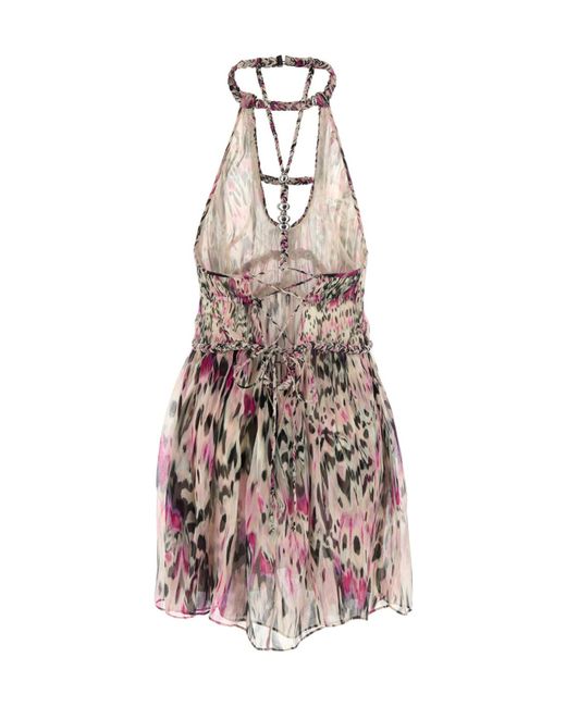 Isabel Marant White Halter Neck Dress