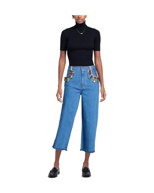 Dolce & Gabbana Blue Denim Trousers