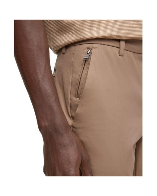 Boss Natural Solid Casual Trousers for men