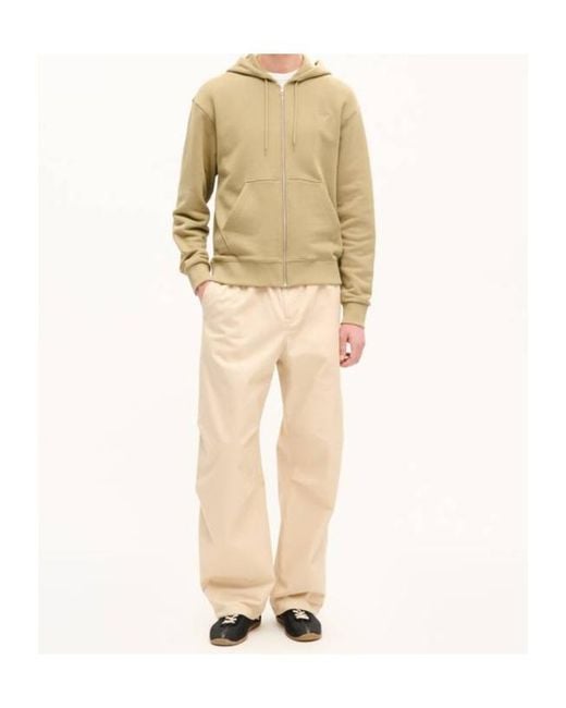 KENZO Green Signature Embroidered Zip-Up Hoodie for men