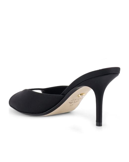 ALEVI Black Aleví Milano Embellished Heeled Sandals