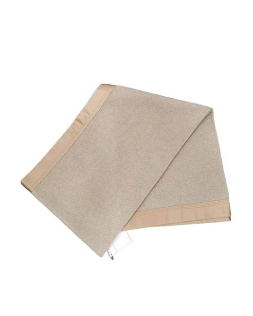 Chloé White Matiere Exterirement Stitching Scarf