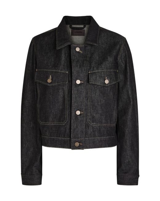 Lemaire Black Denim Jacket