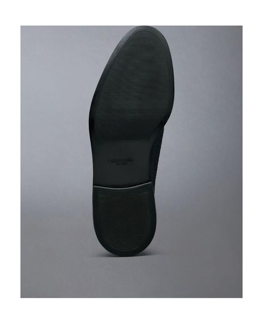 Thom Browne Blue Pebbled Leather Longwing Brogues for men