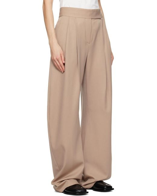 The Attico Natural The Gary Long Pants