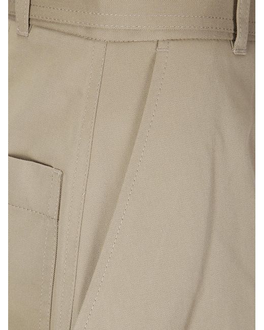 Studio Nicholson Natural Doring High Waisted Trousers