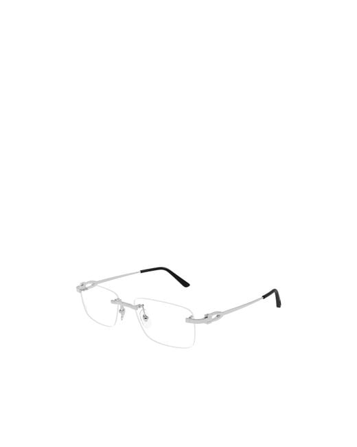 Cartier Multicolor Rimless Glasses for men