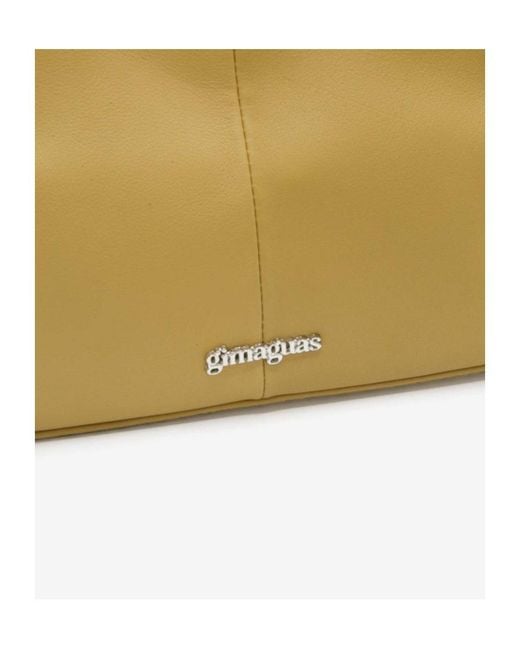 GIMAGUAS Metallic Double-Handled Handbag
