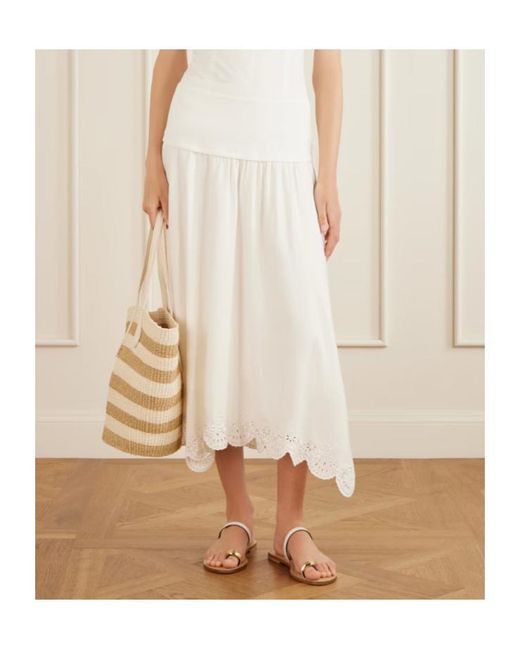 Jonathan Simkhai White Haven Midi Skirt