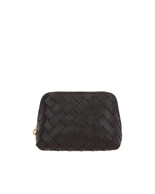 Bottega Veneta Black Intrecciato Beauty Pouch