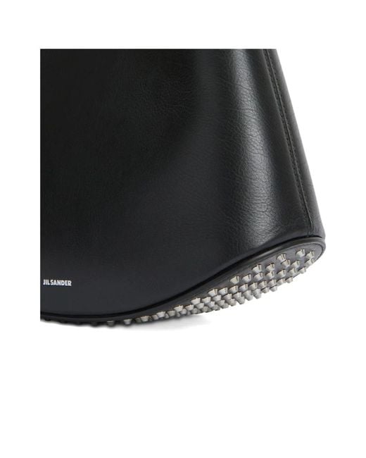 Jil Sander Black Eldorado Small Shoulder Bag