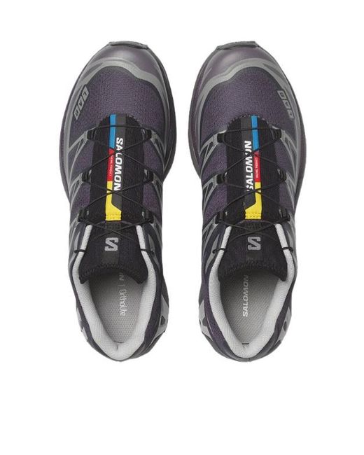 Salomon Lab Gray Salomon Xt-6 Lace-Up Sneakers for men