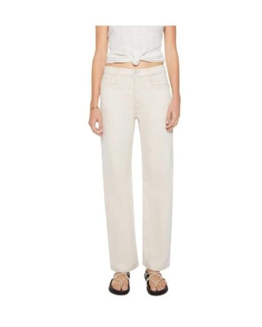 Mother Natural High-Rise Wide-Leg Jeans