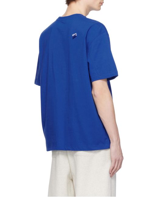 Adererror Blue Trs Tag T-Shirt