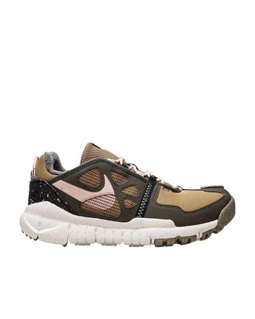 Nike Brown Free Remastered Low-Top Sneakers for men