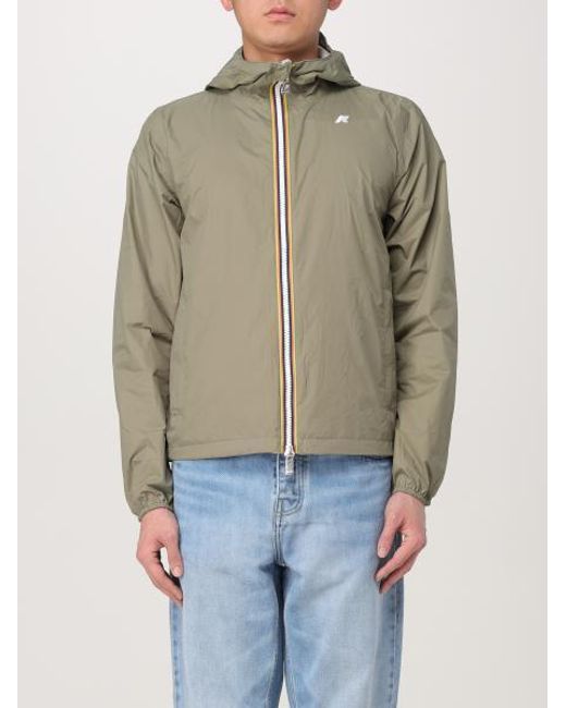 K-Way Natural Reversible Hooded Jacket for men