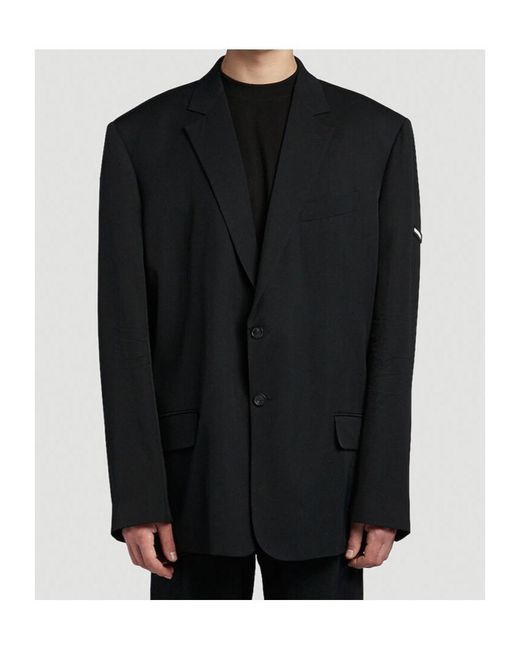 Balenciaga Black Washed Jacket for men