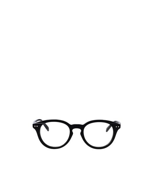 Céline White Full-Rimmed Plano Lenses for men