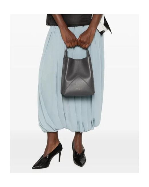 Victoria Beckham Black Top-Handle Shoulder Bag