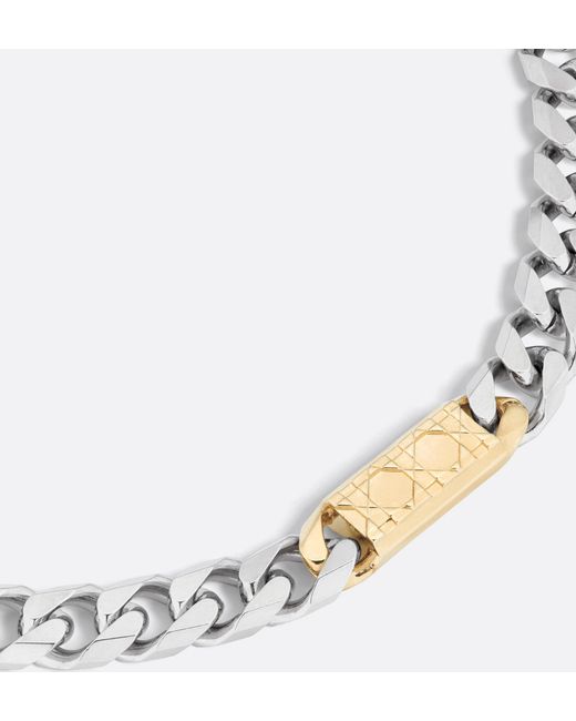 Dior Metallic Chain-Link Necklace for men