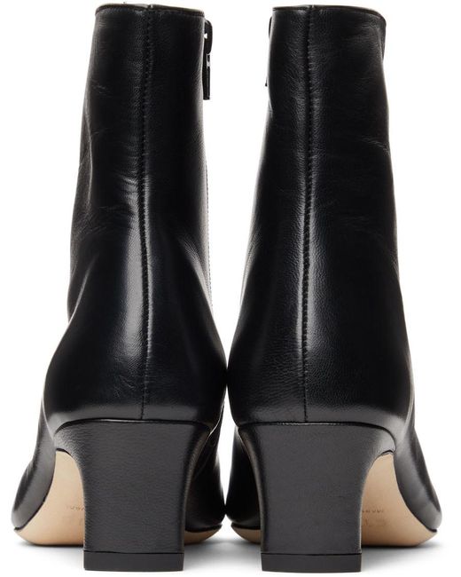 Staud Black Wally Ankle Boots